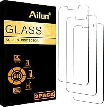 Ailun Screen Protector for iPhone 17e / iPhone 16e / iPhone 14 / iPhone 13 / iPhone 13 Pro [6.1 Inch] Display 3 Pack Tempered Glass, Case Friendly [Not for iPhone 16 6.1 Inch]