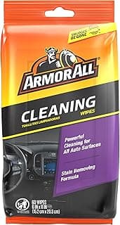 Armor All Car Interior Cleaner Wipes, Interior Cleaning Wipes for Cars, Trucks, Motorcycles, 60 Each