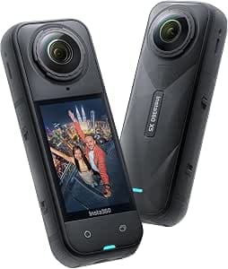 【高梨沙羅さん愛用】Insta360 X5 通常版 ｜8K対応・防水・360度全景アクションカメラ｜夜景に強く“見えない自撮り棒”対応・手ブレ補正・交換レンズ＆長時間バッテリー搭載！