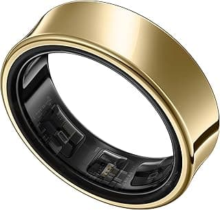 SAMSUNG Galaxy Ring, AI Smart Ring, Size First w/Sizing Kit, No App Subscription, Fitness Monitor, Sleep Tracker, Up to 7-Day Battery, Size 11, Titanium Gold [US Version, 1Yr Manufacturer Warranty]