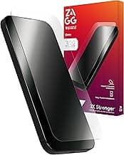 ZAGG Glass+ Screen Protector for iPhone 16 Pro – 3X Stronger Tempered Glass with Reinforced Edges, Scratch & Smudge Resistant, InvisibleShield, Easy Installation