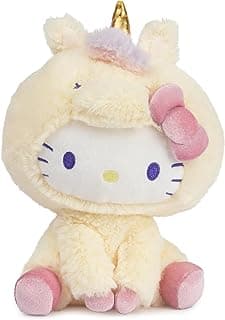 GUND Sanrio Hello Kitty Unicorn Plush Toy, Premium Stuffed Animal for Ages 1 and Up, Yellow, 6”