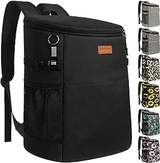 Camping Cooler Backpack 30 45 Cans, Soft Backpack Coolers Insulated Leak Proof Travel Cooler Bag Waterproof Lunch Picnic Beach Work Trip Thermal Bag Drink Beverage Beer Bag Cooler
