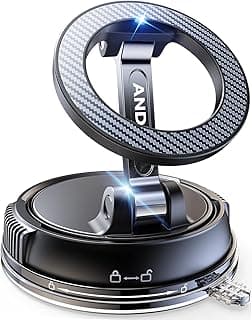 ANDERY Car Phone Holder for Magsafe [78+LBS Strongest Suction & 2400gf Magnetic] 360° Adjustable Car Phone Mount, Phone Holders for Your Car for iPhone 17-12 Pro Max Plus Air, Carbon Fiber