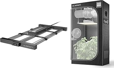 2x4 Grow Tent & LED Light Bundle – CLOUDLAB 722 Grow Tent with 72" Height & IONFRAME EVO3 Samsung LM301H EVO Full-Spectrum 280W LED Grow Light with Schedule Controller for Indoor Growing