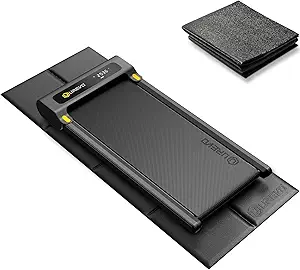 Foldable Treadmill Mat,63"L x 26"W x 0.24"Th,Treadmill Mat for Carpet &Hardwood Floors ，Mat for Under Walking Pad on Carpet, Hardwood Floors Protectior, Non-Slip, Waterproof, Noise Shock Absorption