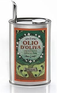 Fox Run Stainless Steel Olive Oil Dispenser with a Classic Italian Design, 17 Ounces/500 ml