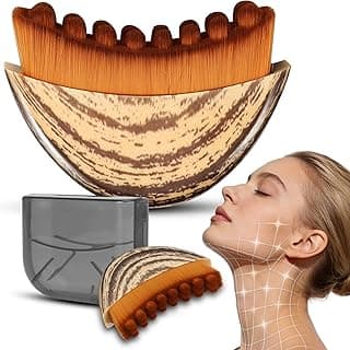 2026 New Lymphatic Contour Face Brush,Lymphatic Drainage Massager for Chin & Neck, Jawline & Neck Lymphatic Massage Brush for Contouring, De-Puffing & Smoother Skin, Skin Firming
