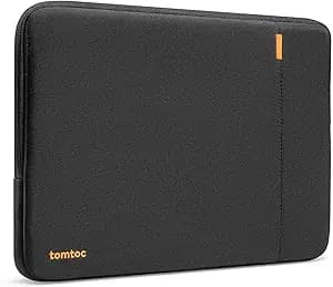 tomtoc 360° Protective Laptop Sleeve for 13-inch New MacBook Air M5/A3449 (2026) M4/A3240, M3/A3113, M2/A2681, M1/A2337, Water-Resistant Computer Case Bag Fits 13" MacBook Neo A18 & MacBook Pro M2/M1