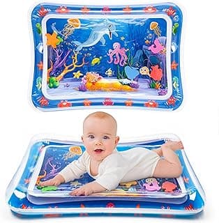 Tummy Time Water Mat丨Inflatable Tummy Time Water Play Mat for Babies, Infants and Toddlers 3 to 24 Months Promote Development Toys Baby Toys essentials and Gifts