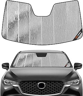 Pigenius Windshield Shade for Mazda CX-5 2017-2025, Custom Front Window Sunshade - AstraGuard