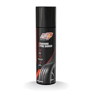 Foaming Tyre Shiner | 250ml (265g) | Cleans Dirt Instantly & Restores Showroom-Like Wet Black Finish | Prevents Fading & Cracking | Easy Spray Application.