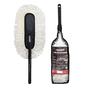 Wax Pro Car Duster | Wax-Coated Duster | Lint-Free & Scratch-Free Cleaning | Waterless Wash | Car Dust Cleaner | Easy Grip Long Handle