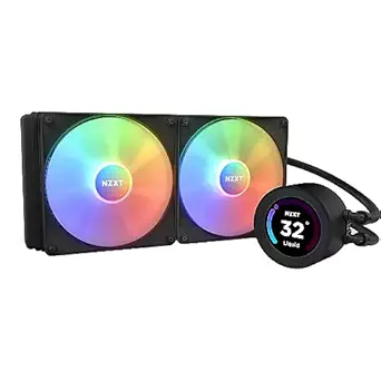 Water Cooler NZXT Kraken Elite 280 RGB - 280mm w/Display, RGB Controller & RGB Fans Black