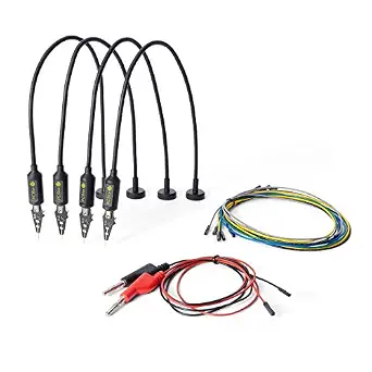 4xSP10 Digital Probes with Test Wires | Helping Hands | Third Hand Tool | Level-up Your Electronics Workbench | Upgrade Your PCBite Kit