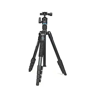 Benro Andoer Itrip It15 Aluminum Travel Angel Tripod Kit with Ball Head Monopod (Black)