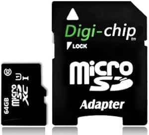 64GB Micro-SD Class 10 UHS-1 Memory Card for GoPro Hero 3 to 7 + Adapter