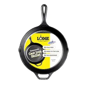 Lodge Logic Skillet Black, Cast Iron, 10.25 Inch