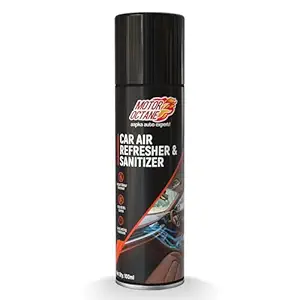 Car Air Refresher & Sanitizer Spray | 100ml (115g) | AC Disinfectant, Sanitizes Cabin, Eliminates Odour, Refreshing Citrus Fragrance, Fresh New Car Smell | Single-Use Pack