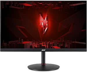 Acer Nitro XV252QF Gaming Monitor 24.5 Inch (62 cm Screen) Full HD, 390Hz OC DP, 360Hz DP, 240Hz HDMI, 1ms (G2G), 2xHDMI 2.0, DP 1.4, Height-Adjustable, Rotatable, HDMI/DP Free-Sync Premium