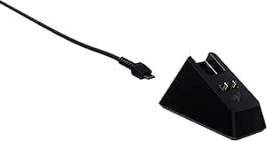 Razer Mouse Dock Chroma - Charging Station mit RGB Beleuchtung für DeathAdder V2 Pro, Viper Ultimate, Basilisk Ultimate, Naga Pro (Magnetische Maus-Ladestation, rutschfest) Schwarz