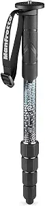 Manfrotto Element MII 5-Section Aluminum Monopod with Wrist Strap, Black