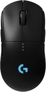 Logitech G Pro Drahtlose Gaming-Maus (Deutsches Paket), WLAN, Schwarz
