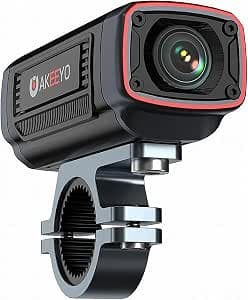 Tanax Motorcycle Dash Cam AKY-710S Portable Drive Recorder, Compact Lightweight 4K, No Wiring Required, Easy Installation SRS-046