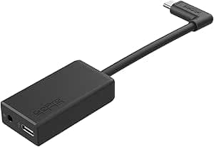 GoPro Pro 3.5 mm Microphone Adapter for HERO7 Black, HERO6 Black, HERO5 Black, HERO5 Session (Official GoPro Accessory)