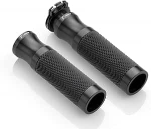 Rizoma Sport Line Motorcycle Handlebar Grips Black