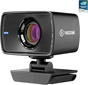 Elgato Facecam - Full-HD-Webcam (1080p60) für Streaming, Gaming, Videokonferenzen, Sony-Sensor, fortgeschrittene Lichtkorrektur, Bedienung wie bei einer DSLR, für OBS, Zoom, Teams und mehr, für PC/Mac