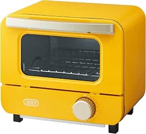 Toffy/Toffee K-HTS1 Mini Toaster Oven, For 1 Serve of Bread, Vivid Color Variations, Home Appliances, Canary Yellow