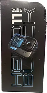 GoPro HERO11 Black - Waterproof Action Camera with 5.3K60 Ultra HD Video, 27MP Photos, 1/1.9" Image Sensor, Live Streaming, Webcam, Stabilization