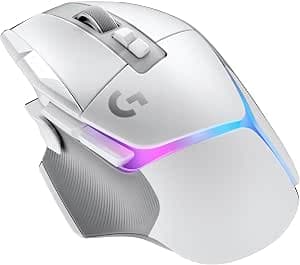 Logicool G ゲーミングマウス G502 X PLUS LIGHTSPEED ワイヤレス マウス G502XWL-RGBWH LIGHTFORCE ハイブリッドスイッチ HERO 25K センサー 13個プログラムボタン USB Type-C 充電 LIGHTSYNC RGB POWERPLAY 対応 G502X ホワイト 国内正規品 【 ファイナルファンタジー XIV 推奨モデル 】