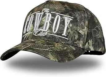 Vintage Western Trucker Hat | Men & Women | Country Cute Caps for Cowgirls Cowboys | Camo Denim Embroidered Cotton | Snapback