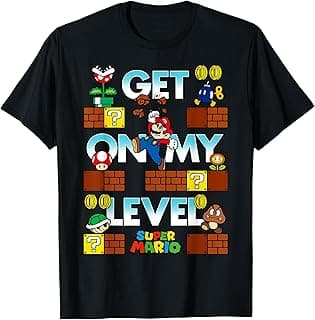 Super Mario Get On My Level Game Play Poster T-Shirt