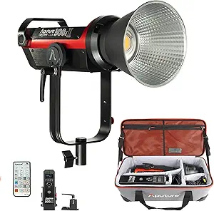 Aputure 300d II,Aputure 300d Mark II,Aputure LS C300D II Light Storm 350W 5500K Daylight Balanced Led Video Light CRI 96+ TLCI96+ 45000lux@0.5m with The Reflector 8 Built-in Lighting FX V-mount
