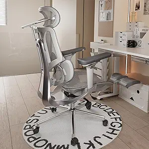 Hbada E3 Pro Ergonomic Office Chair, Big and Tall Office Chair - with 3-Zone Dynamic Lumbar Support, 4D Adjustable Headrest, 6D Adjustable Armrests, Swivel, Grey