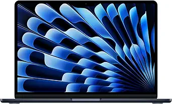 Apple 2025 MacBook Air 13-inch Laptop with M4 chip: Built for Apple Intelligence, 13.6-inch Liquid Retina Display, 16GB Unified Memory, 256GB SSD Storage, 12MP Center Stage Camera, Touch ID; Midnight