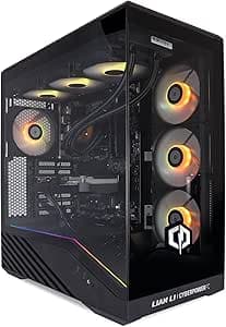 CYBERPOWERPC Luxe Gaming PC - Intel Core i9-12900KF, Nvidia RTX 4080 Super 16GB, 32GB RAM, 1TB NVMe SSD, 750W PSU, Wasserkühlung, Windows 11, Ark RGB
