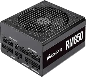 Corsair RM Series, RM850, 850 Watt, 80+ Gold Certified, Fully Modular Power Supply, Microsoft Modern Standby (CP-9020196-NA)