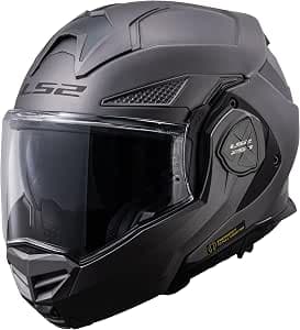 LS2 (LS2) Domestic Regular Product 569011007 ADVANT-X F Matte Titanium Japan Fit SG System Helmet, Size L