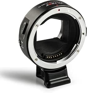 Viltrox EF-NEX IV Schnellerer AF Autofokus CDAF/PDAF Objektivadapter für Canon EF/EF-S Objektiv an Sony A9 A7RIII A7RII A7III A7II A6300 A6400 A6500 E-Mount DSLR Kamera-MEHRWEG