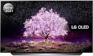 LG OLED48C14LB 48 inch 4K UHD HDR Smart OLED TV (2021 Model) with Advanced α9 Gen4 AI processor, 4K SELF-LIT OLED, Dolby Vision IQ and Dolby Atmos, built-in Google Assistant and Alexa