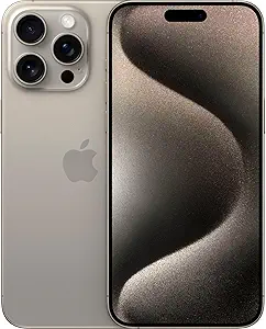 Apple iPhone (Renewed Premium) 15 Pro Max, 256GB, Natural Titanium - Unlocked