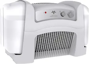 Vornado Evap40 Evaporative Humidifier with Adjustable Humidistat, 4-Gallon Capacity for Large Room Coverage up to 1,000 sq ft, 3 Speed Settings, Easy to Clean Dual Tank