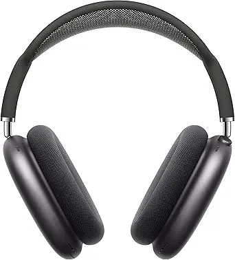 Apple AirPods Max Wireless Over-Ear Headphones, Active Noise Cancelling, Transparency Mode, Personalized Spatial Audio, Dolby Atmos, Bluetooth Headphones for iPhone – Space Gray