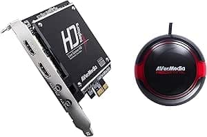 AverMedia Live Gamer HD, Game Capture and Streaming in High Definition 1080p30, Reduce CPU Usage, Ultra Low Latency, H.264 Hardware Encoding HD Game Recorder, PCIe (C985)