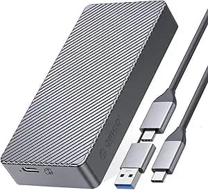 ORICO 40Gbps M.2 NVMe SSD Enclosure USB4 PCIe3.0x4 USB-C Aluminum Adapter, Upgraded NVMe PCIe 2280 M-Key External M2 Solid State Drive Enclosure, Compatible Thunderbolt 3/4 USB3.2/3.1/3.0/ Type C