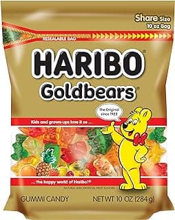 Gummi Candy, Original Goldbears, 10 oz. Stand Up Bag (Pack of 8)